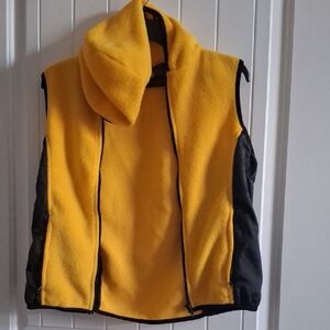 Vibrant Yellow and Black Kids Vest